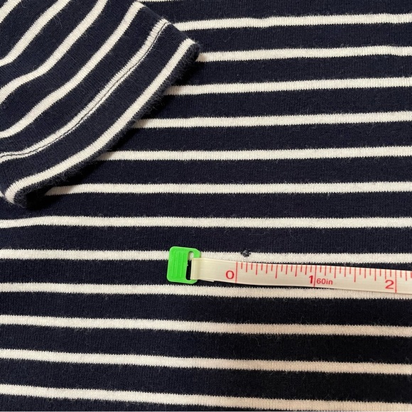 J. Crew Turtleneck Striped Cotton Sweater - Picture 2 of 11